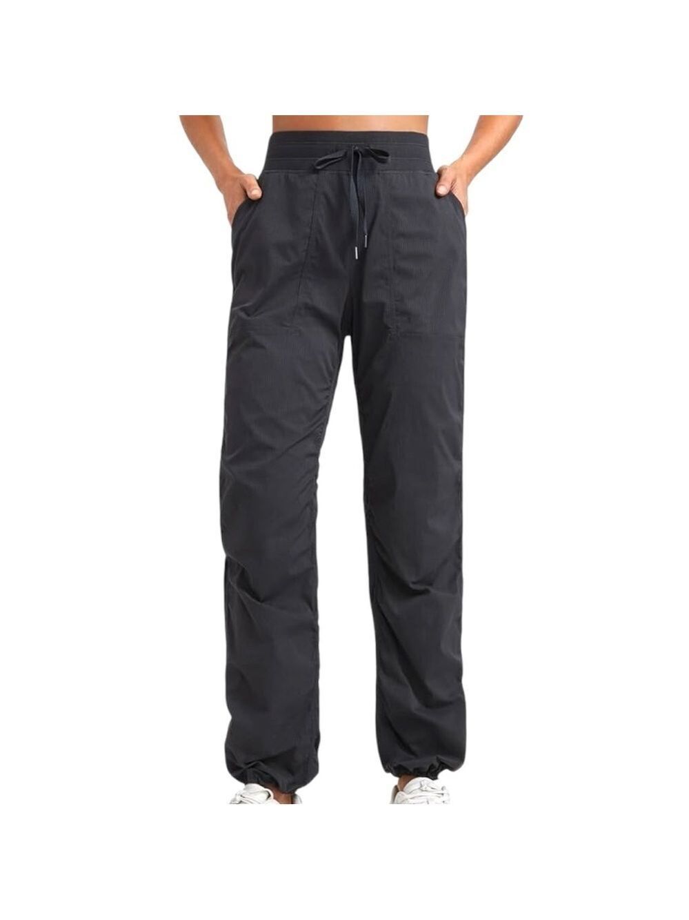 CRZ Yoga Jogger Hi Rise Pants Black M Pull on Rushed Training Quick Dry Sports